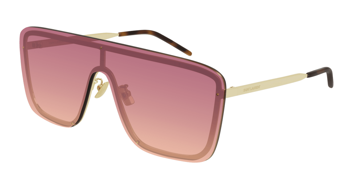 Saint Laurent SL 364 MASK Sunglasses - Gold / Orange (008)