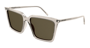 Saint Laurent SL 474 Sunglasses - Yellow / Brown (005)