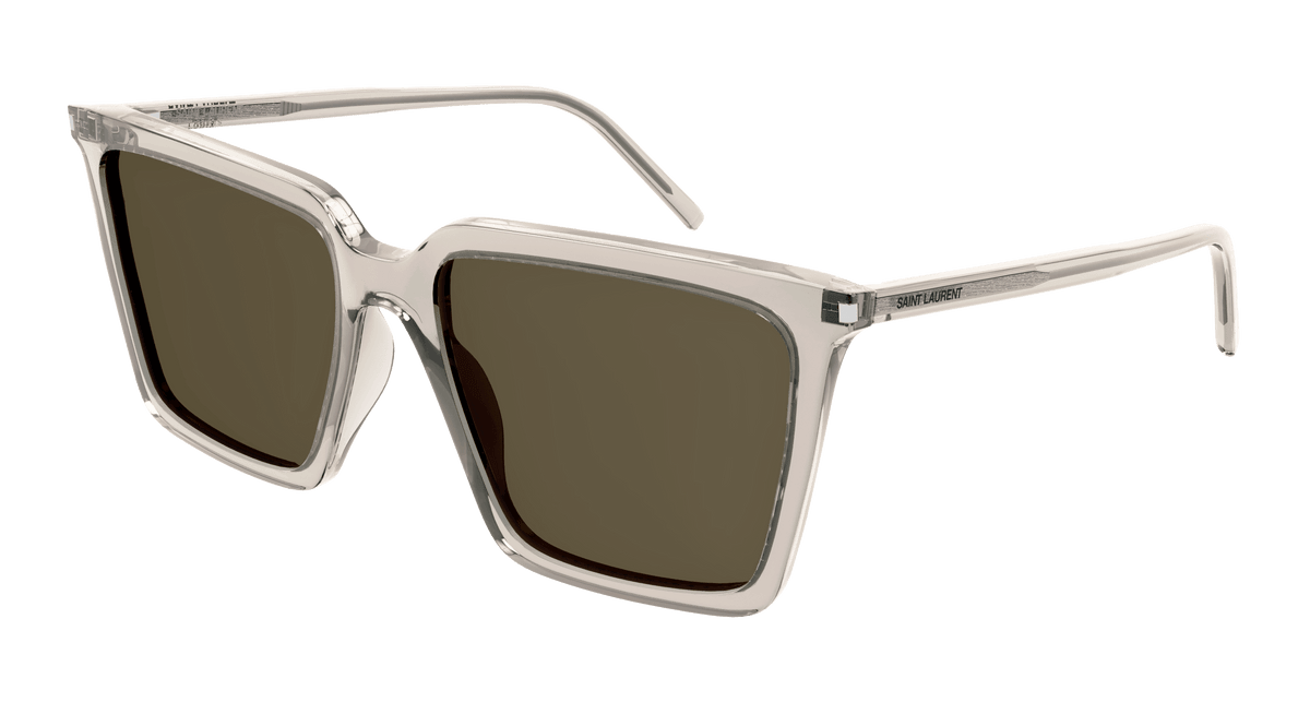 Saint Laurent SL 474 Sunglasses - Yellow / Brown (005)