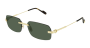 Cartier CT0271S Sunglasses - Gold / Green (002)