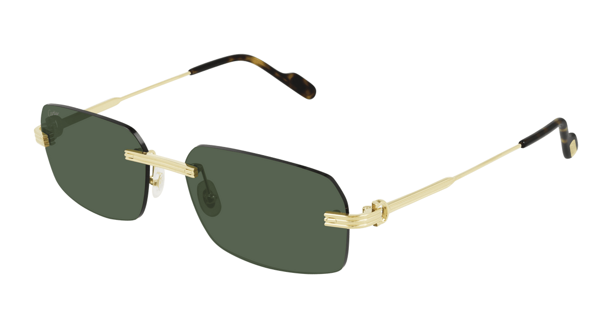 Cartier CT0271S Sunglasses - Gold / Green (002)