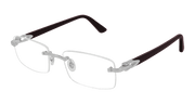 Cartier CT0287O Eyeglasses - Silver / Transparent (003)