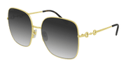 Gucci GG0879S Sunglasses - Gold / Grey (001)