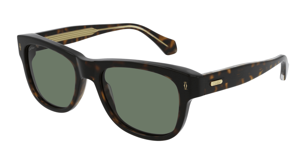 Cartier CT0277S Sunglasses - Havana / Green (002)