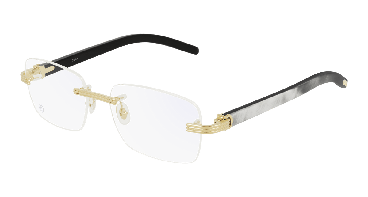Cartier CT0286O Eyeglasses - Gold / Transparent (003)