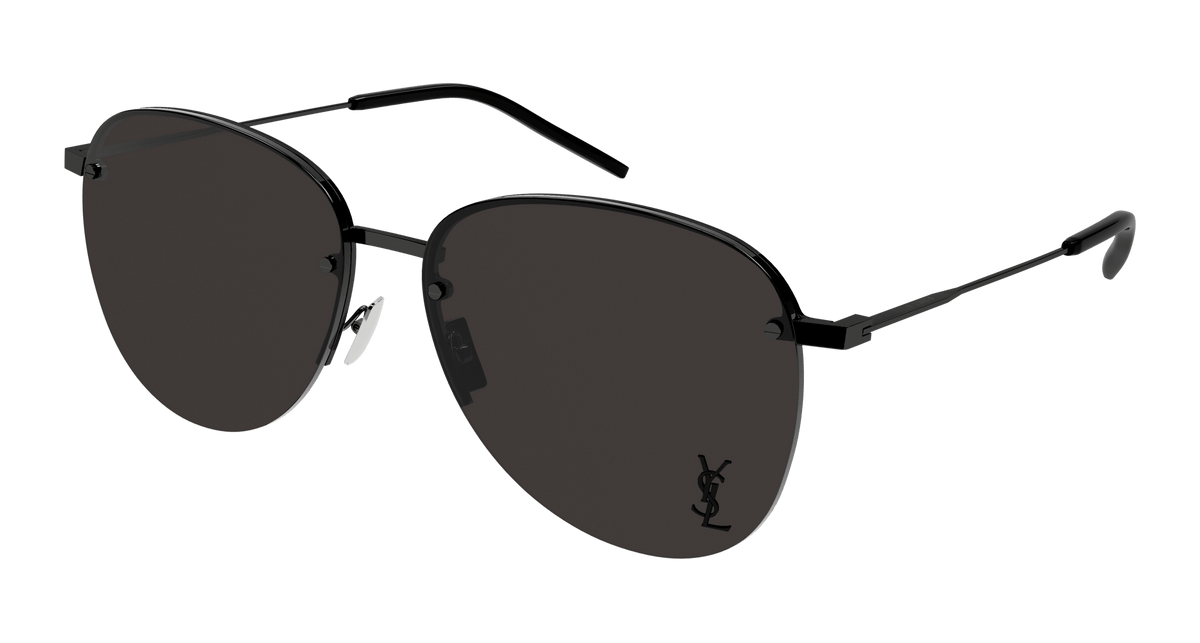 Saint Laurent SL 328/K M Sunglasses - Black (001)