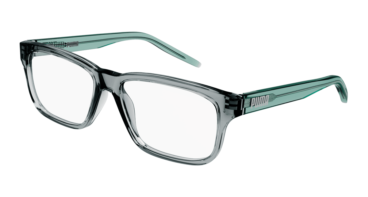 Puma PJ0046O Eyeglasses - Green / Transparent (006)