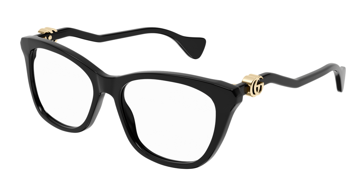 Gucci GG1012O Eyeglasses - Black / Transparent (001)