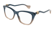 Gucci GG1012O Eyeglasses - Blue / Transparent (002)