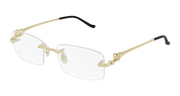 Cartier CT0281O Eyeglasses - Gold / Transparent (001)
