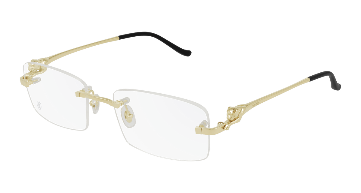 Cartier CT0281O Eyeglasses - Gold / Transparent (001)