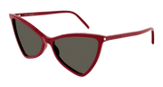 Saint Laurent SL 475 JERRY Sunglasses - Red / Grey (003)