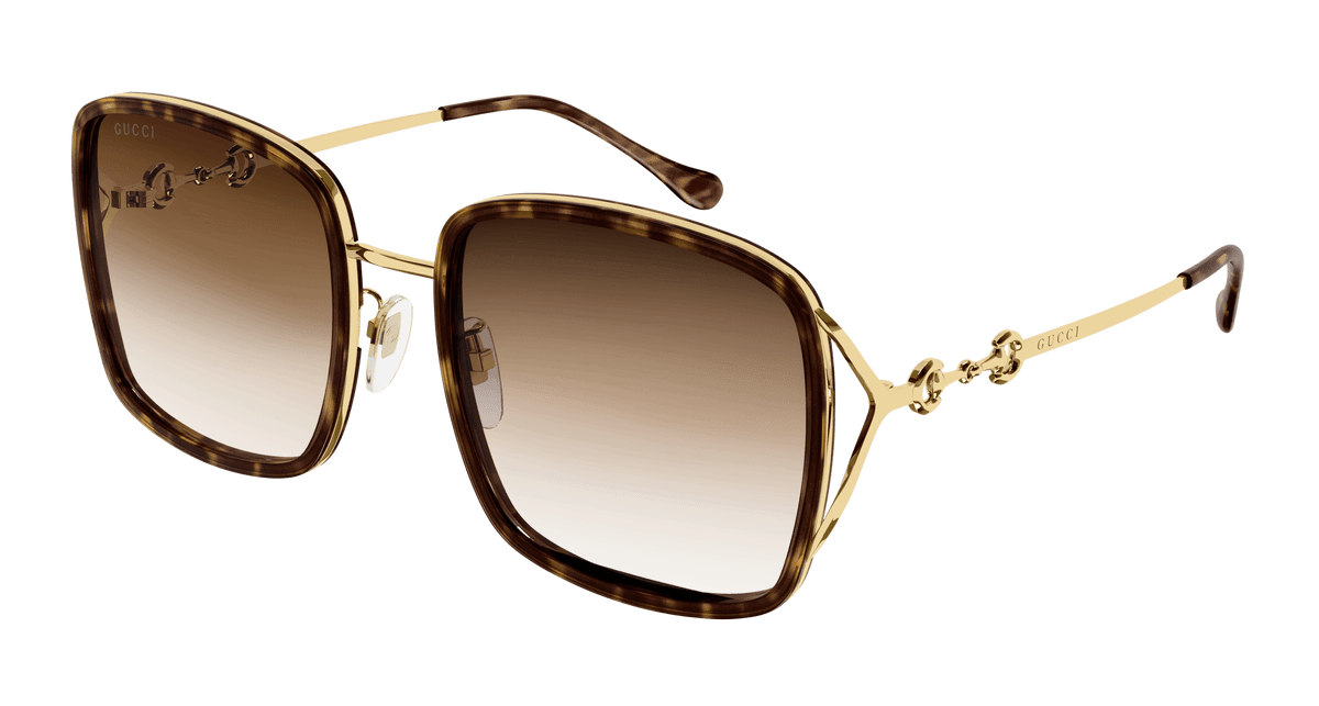 Gucci GG1016SK Sunglasses - Havana / Brown (003)