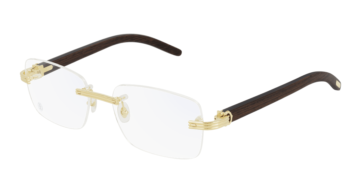 Cartier CT0286O Eyeglasses - Gold / Transparent (002)