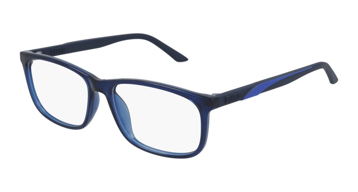 Puma PU0333O Eyeglasses - Blue / Transparent (003)