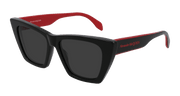 Alexander McQueen AM0299S Sunglasses - Black / Grey (003)