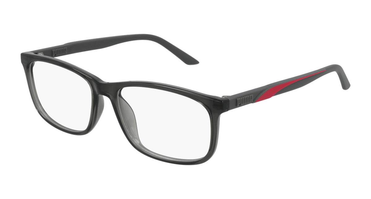 Puma PU0333O Eyeglasses - Grey / Transparent (002)