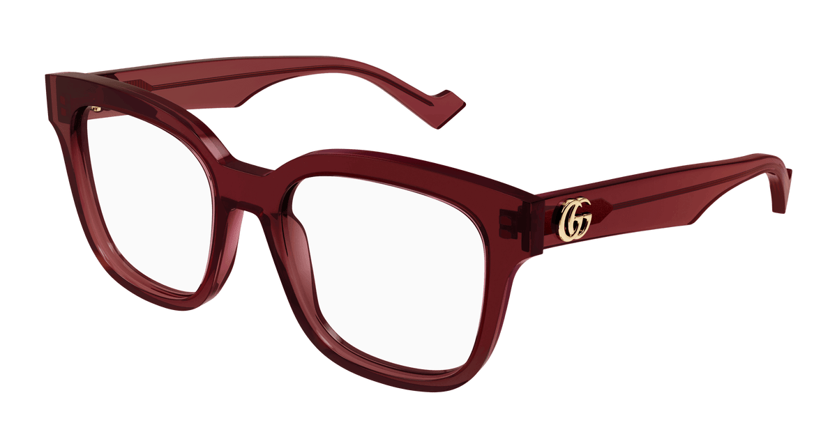 Gucci GG0958O Eyeglasses - Burgundy / Transparent (006)