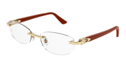 Cartier CT0318O Eyeglasses - Gold / Transparent (003)
