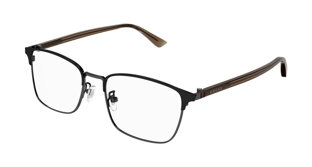 Gucci GG1124OA Eyeglasses - Black / Transparent (003)