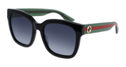 Gucci GG0034SN Sunglasses - Black / Grey (002)