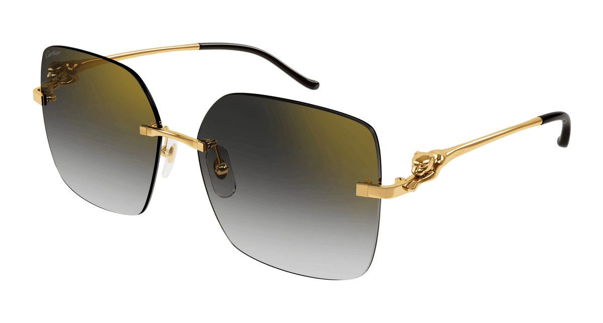 Cartier CT0359S Sunglasses - Gold / Grey (001)