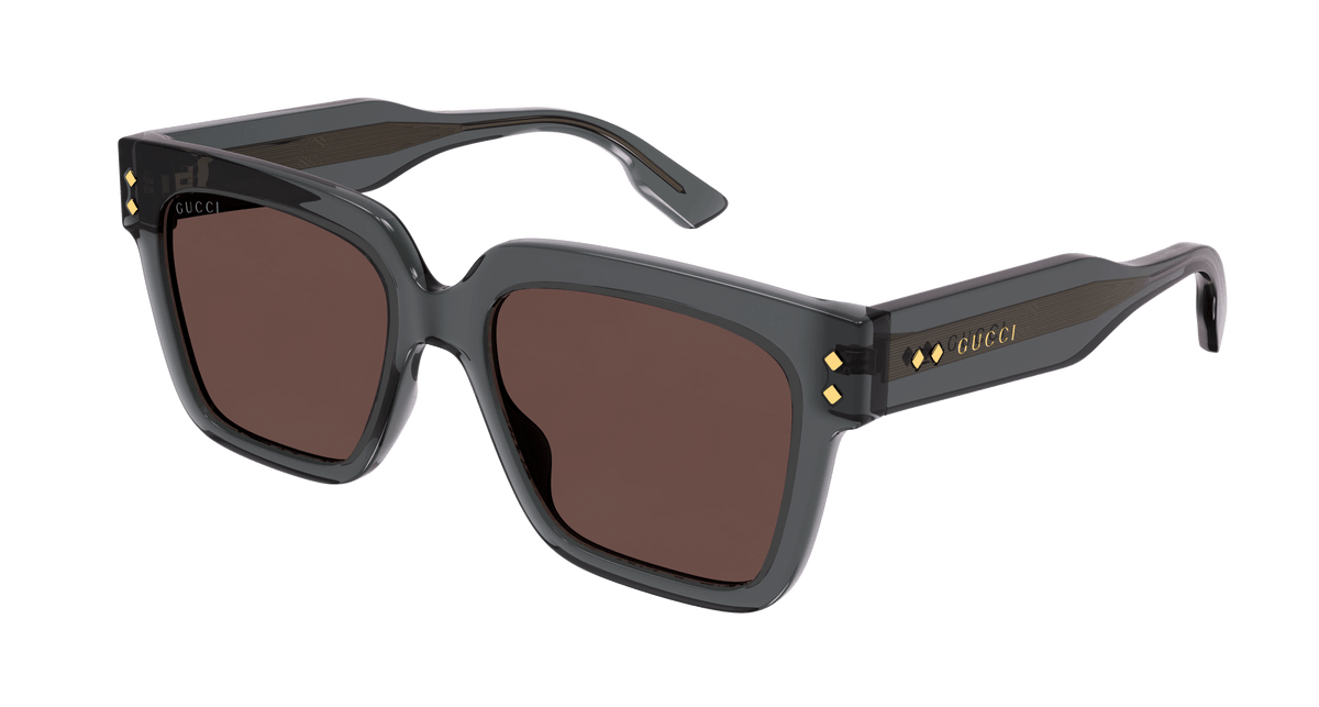 Gucci GG1084S Sunglasses - Grey / Brown (004)