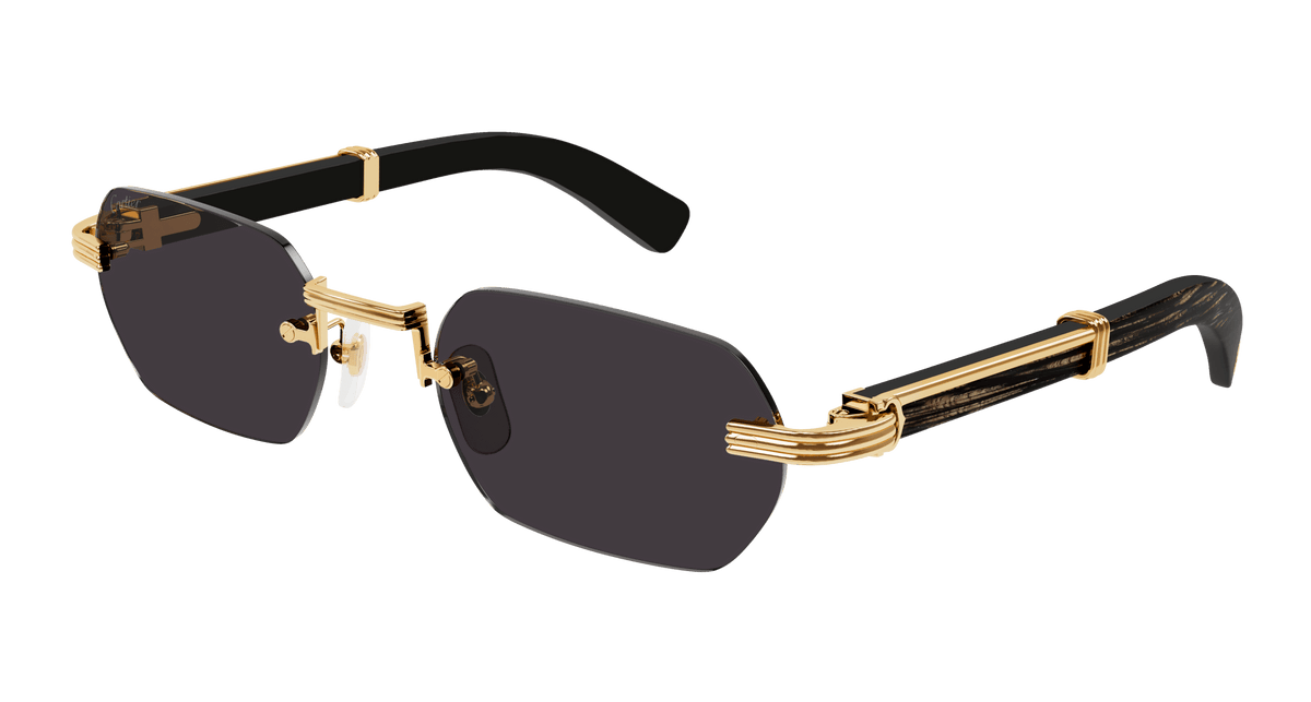 Cartier CT0362S Sunglasses - Gold / Grey (001)