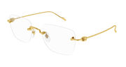 Cartier CT0379O Eyeglasses - Gold / Transparent (002)