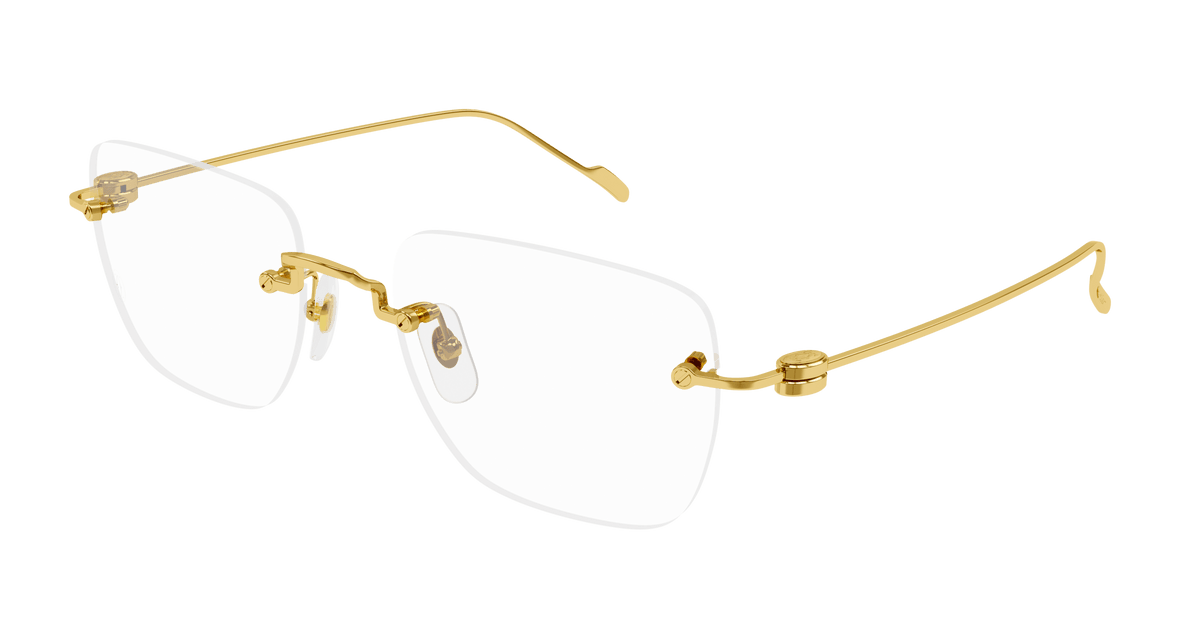 Cartier CT0379O Eyeglasses - Gold / Transparent (002)