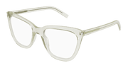 Saint Laurent SL 548 SLIM OPT Eyeglasses - Green / Transparent (005)