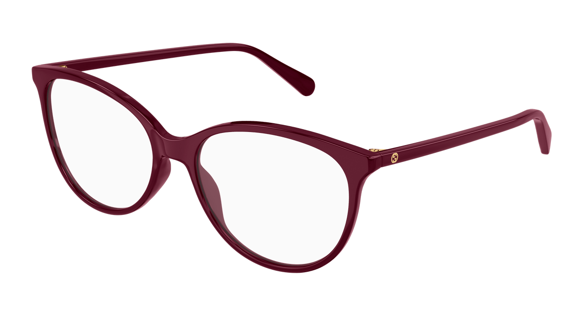 Gucci GG0550O Eyeglasses - Burgundy / Transparent (011)
