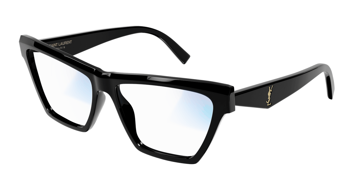 Saint Laurent SL M103 Sunglasses - Black / Transparent (004)