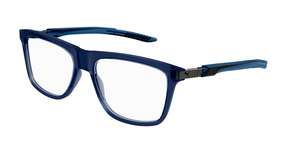 Puma PU0379O Eyeglasses - Blue / Transparent (002)