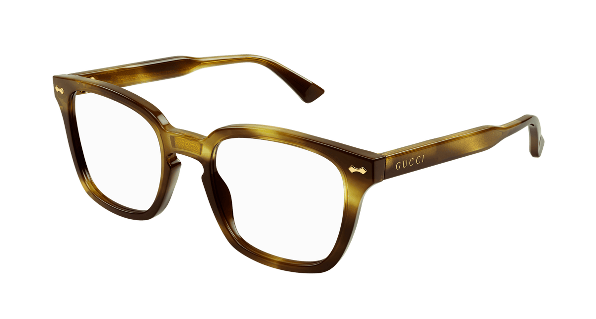 Gucci GG0184O Eyeglasses - Havana / Transparent (010)