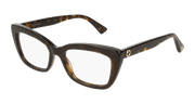 Gucci GG0165ON Eyeglasses - Havana / Transparent (002)