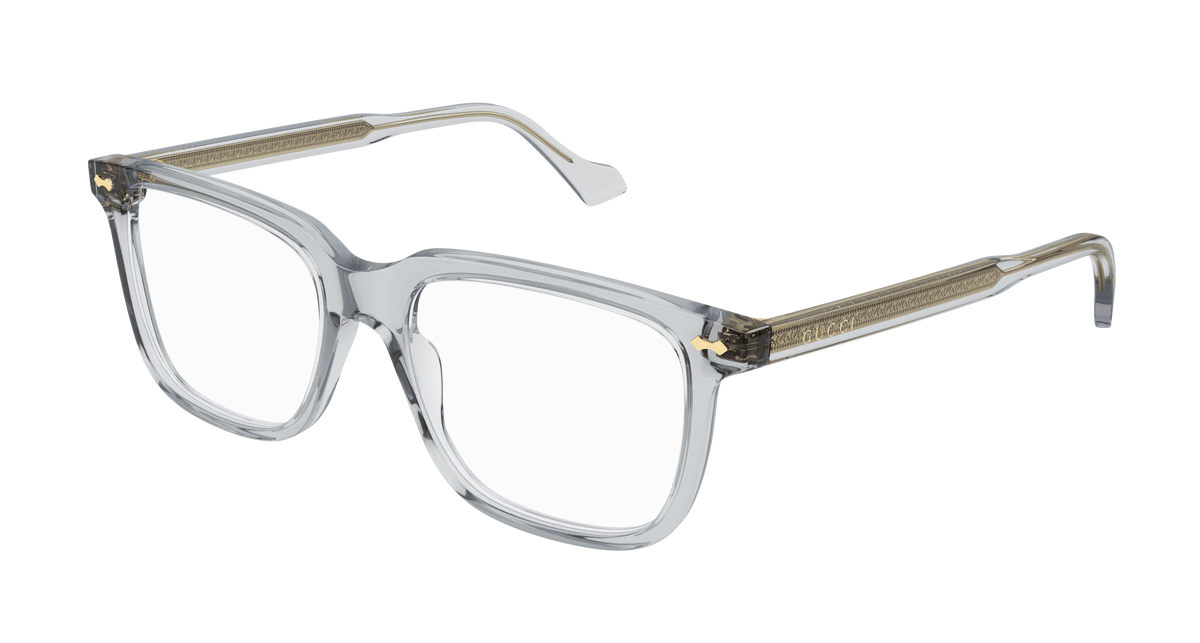 Gucci GG0737O Eyeglasses - Grey / Transparent (016)