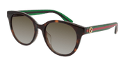 Gucci GG0702SKN Sunglasses - Havana / Brown (003)