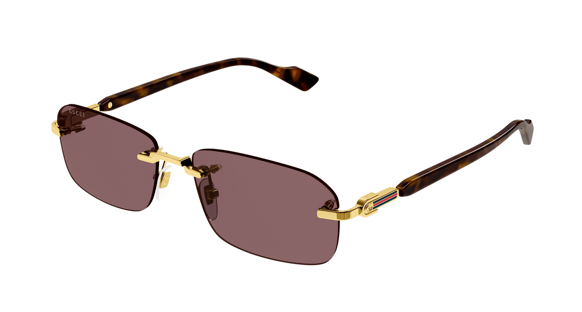 Gucci GG1221S Sunglasses - Gold / Brown (002)