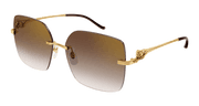 Cartier CT0359S Sunglasses - Gold / Brown (002)
