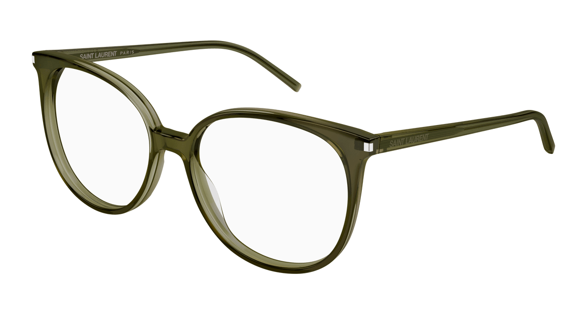 Saint Laurent SL 39 Eyeglasses - Green / Transparent (006)