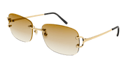 Cartier CT0011RS Sunglasses - Gold / Yellow (002)