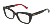 Gucci GG0165ON Eyeglasses - Black / Transparent (003)