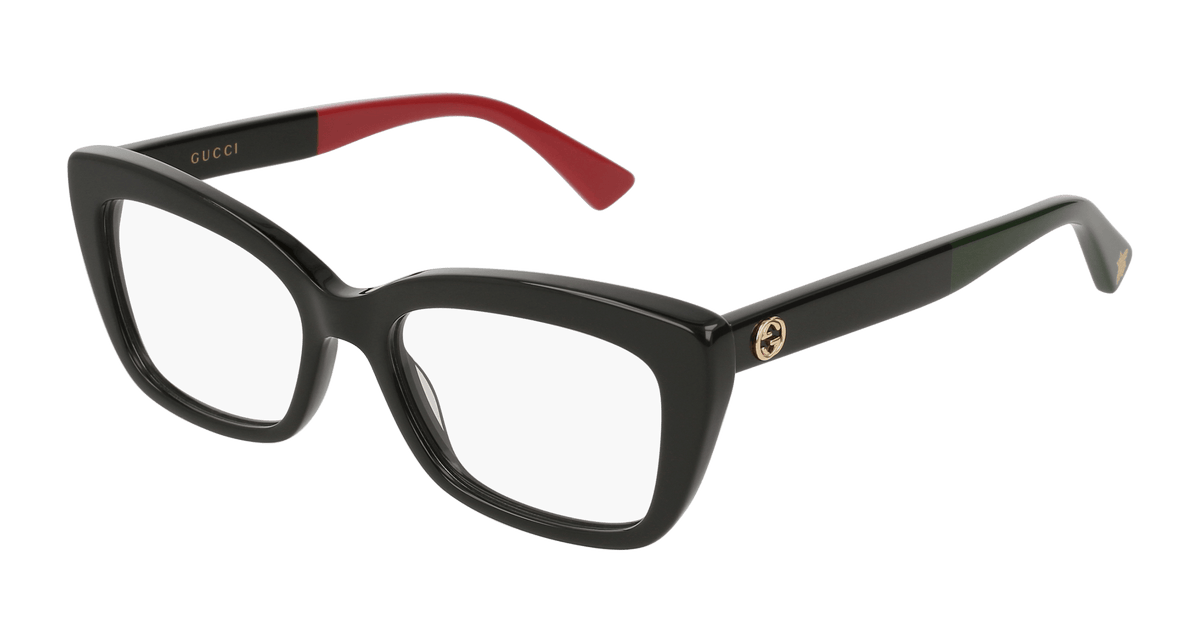 Gucci GG0165ON Eyeglasses - Black / Transparent (003)