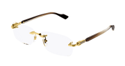 Gucci GG1221O Eyeglasses - Gold / Transparent (002)
