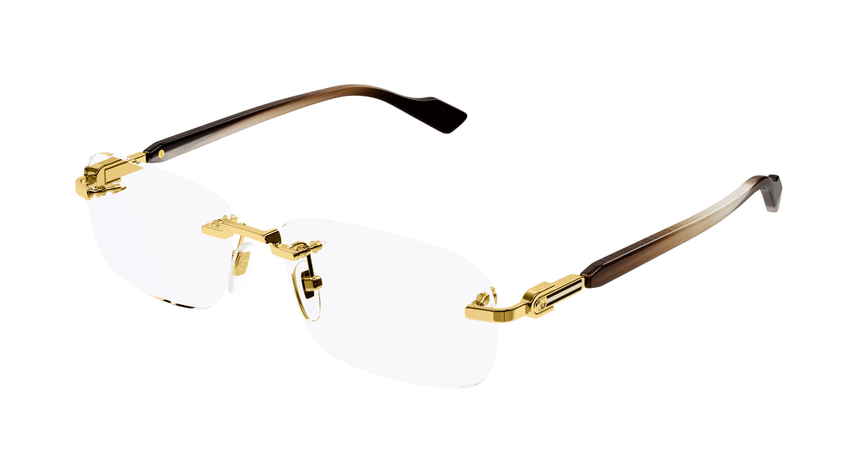 Gucci GG1221O Eyeglasses - Gold / Transparent (002)
