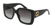 Gucci GG0141SN Sunglasses - Black / Grey (001)