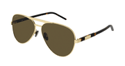 Gucci GG1163S Sunglasses - Gold / Brown (004)