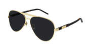 Gucci GG1163S Sunglasses - Gold / Grey (001)