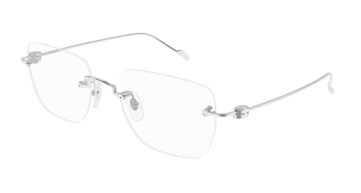 Cartier CT0379O Eyeglasses - Silver / Transparent (003)